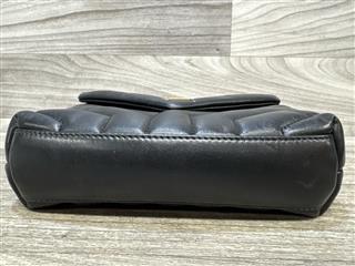 YSL Calfskin Y Quilted Monogram Toy Loulou Crossbody Bag Black